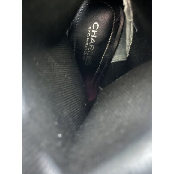 Charles by Charles David Women’s Black Knit Peep Toe Bootie Size 9.5 - Picture 10 of 15